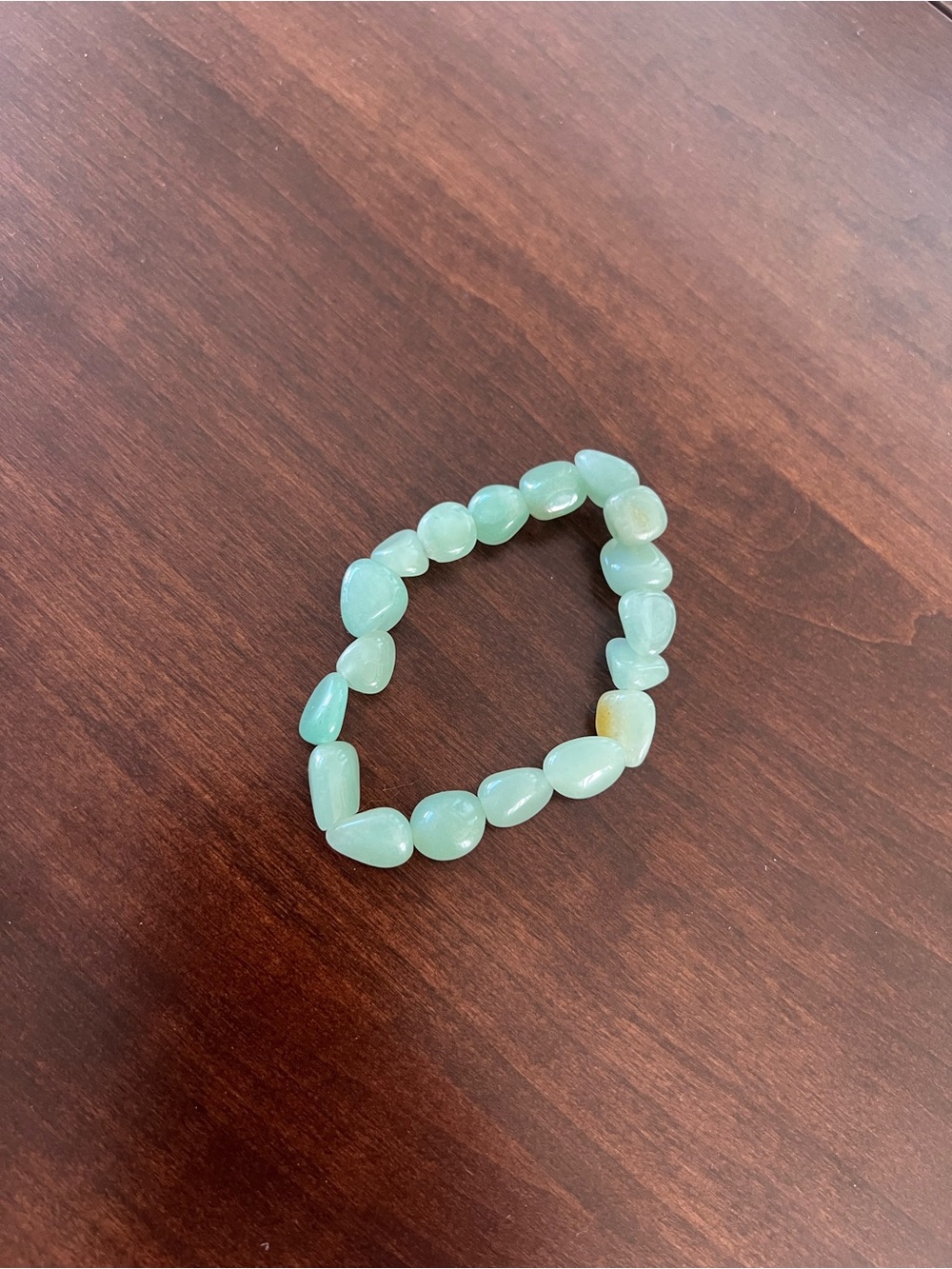 Jade Beaded Stretch Bracelet